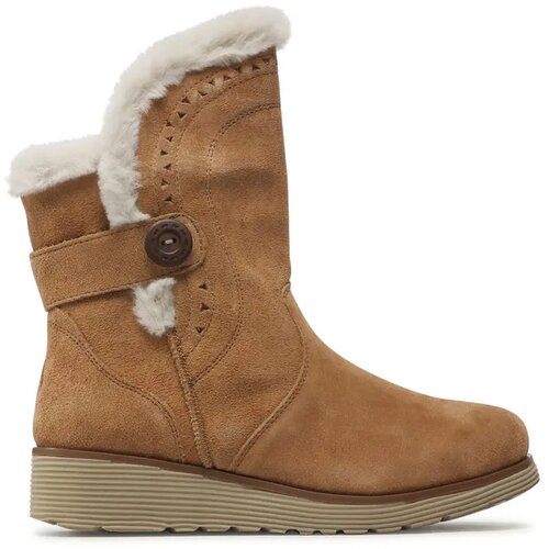 Skechers ženske čizme keepsakes wedge cozy peak, braon Cene