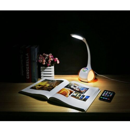  LED RGB prigu&amp;scaron;iva stona lampa LED/7W/230V bela Slike