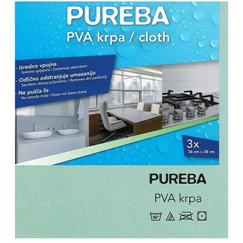  Krpa za čišćenje od mikrovlakana Pureba (Mikrovlakna, D x Š: 38 x 36 cm, Zelena) Cijene