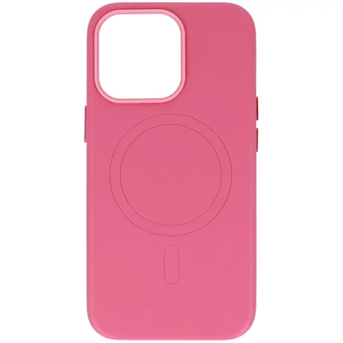 Onasi usnjen silikonski ovitek magsafe za iphone 14 - pink