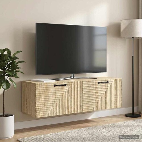  ormar za zid Hrast sonoma 98 x 31 x 30 cm Konstruirano drvo Slike