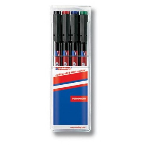 Edding OHP marker E-140, 0,3 mm, set 4 Cene