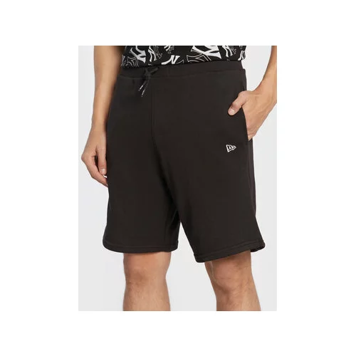 New Era Športne kratke hlače Essentials 12893072 Črna Regular Fit
