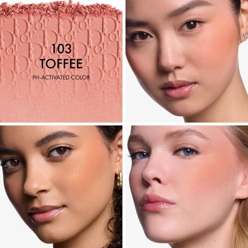 Dior Backstage Rosy Glow highlighter i rumenilo u jednom nijansa 103 Toffee 4.5 g Slike