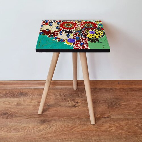 Hanah home klub sto Shp56, 35x42x35 cm, Šareni Cene