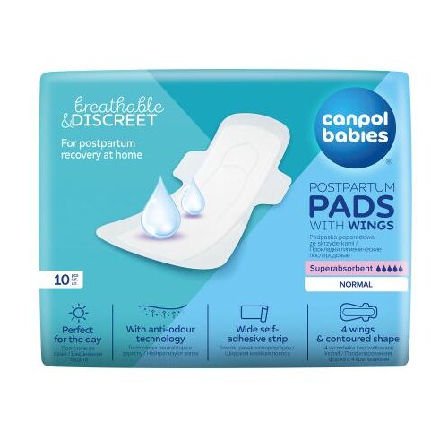 Canpol babies ulosci sa krilcima za porodilje 10kom 78/007 ( 78/007 ) Slike