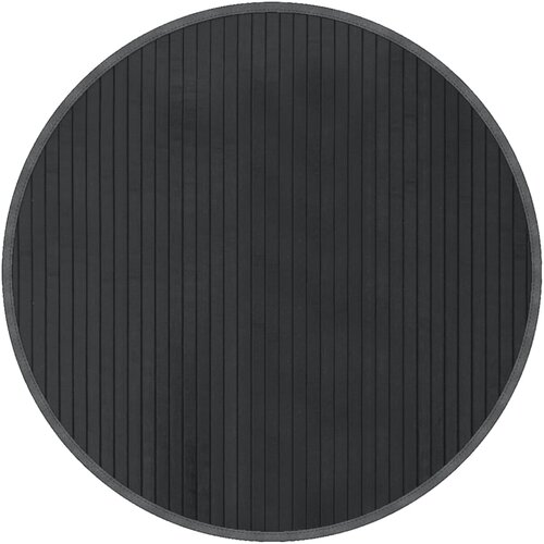  Okrugli tepih sivi 60 cm bambus Slike