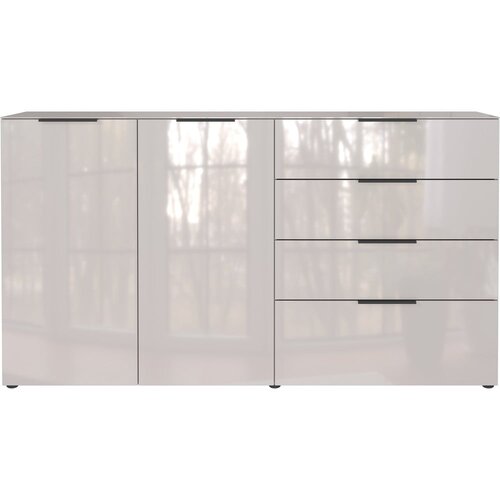 Germania Kremno bela nizka komoda 184x102 cm Oakland – Cene