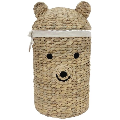 Compactor Dječja kutija za pohranu od vodenog zumbula u prirodnoj boji ø 30x56 cm Bear – Cijene
