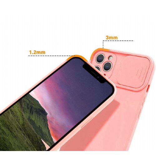Onasi Lens Cover silikonski ovitek za&amp;scaron;čita za Samsung Galaxy S21 FE G990 - roza Slike