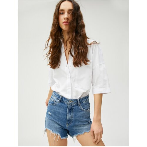 Koton Shirt - White - Slim fit Slike