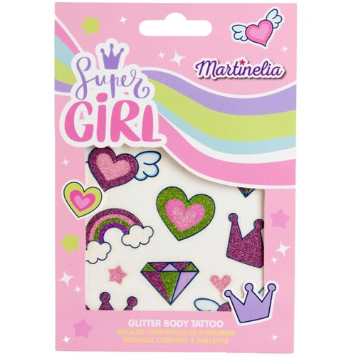Martinelia Super Girl Glitter Body Tatto tetovaža za otroke 1 kos Cene