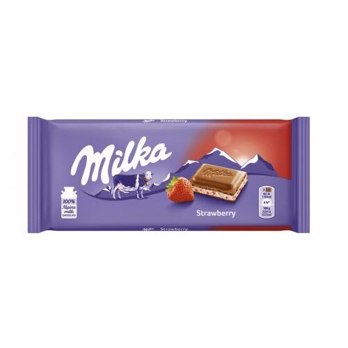 MONDELEZ + LU čokolada s jagodom 100 g Slike