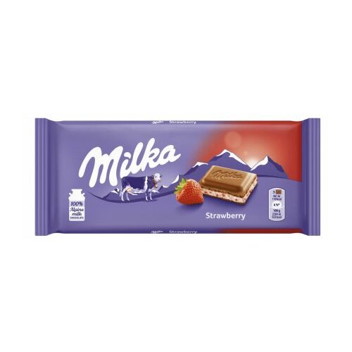 MONDELEZ + LU Milka čokolada Strawberry CL9 100g Cene
