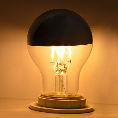 Mitea Lighting E27 4W A60 2700K top silver filament led sijalica 230V 400lm Slike