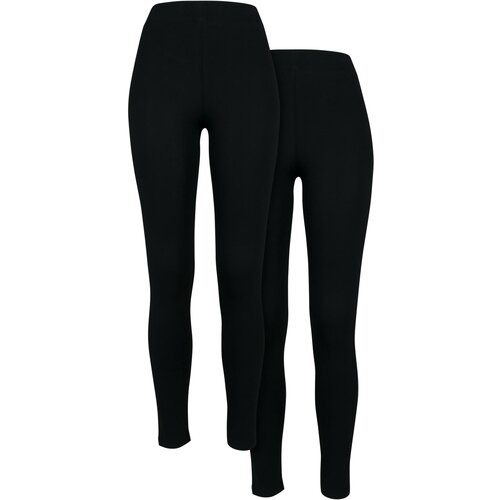 UC Ladies Ladies Jersey Leggings 2-Pack black+black Slike