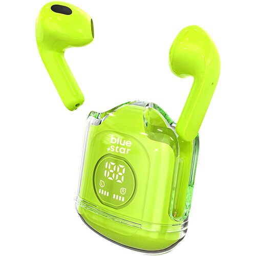 Blue Star Slu&amp;scaron;alke Bluetooth Vgrajen mikrofon 5-urno delovanje baterije, Limonasta zelena, (5000073576) Slike