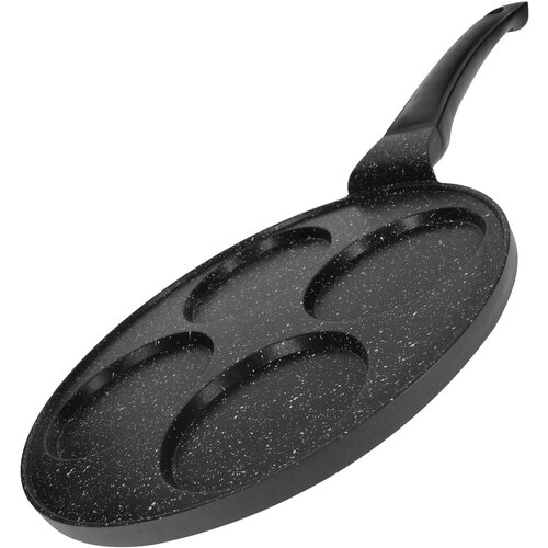 Cheffinger ponev za pala?inke 26 cm za 4 osebe z marmornim premazom in ergonomskim ro?ajem, ?rna, (21553010) Cene