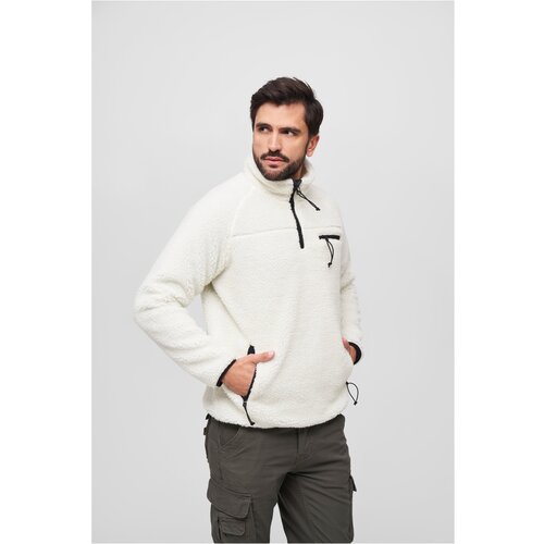 Brandit Teddyfleece Troyer White Cene