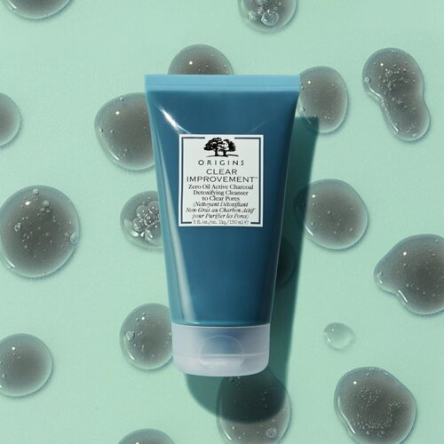 Origins clear Improvment&amp;trade; zero oil active charcoal cleanser gel za či&amp;scaron;čenje in razstrupljanje z aktivnim ogljem 150 ml unisex Slike
