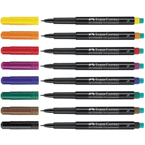  PERMANENTNI 0,4MM MULTIMARK FABER CASTELL 152309/8BOJA Slike