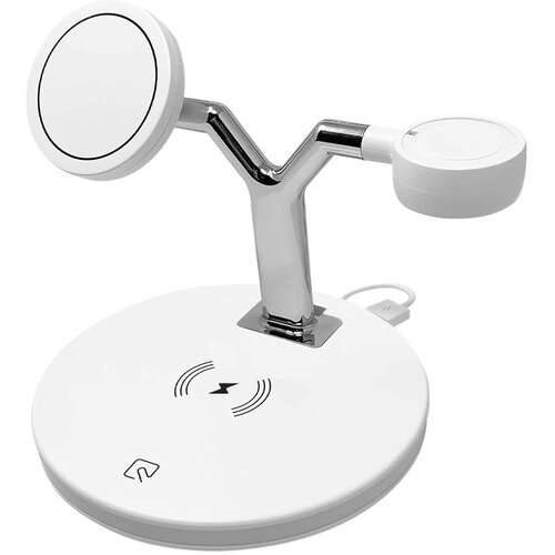  Bežični punjač 3u1 Magsafe za Apple Watch, Airpods i iPhone beli Cene