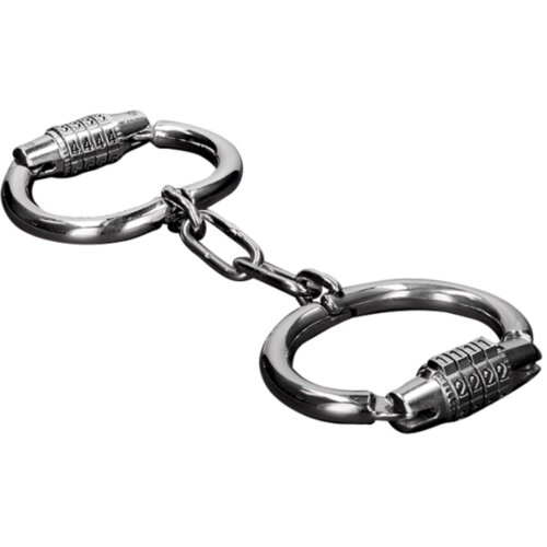 Metal Hard HANDCUFFS WITH COMBINATION LOCK Cene