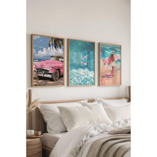 WALLXPERT &Ccedil;-300444 - 5070 set dekorativnih slika (3 komada) Cene