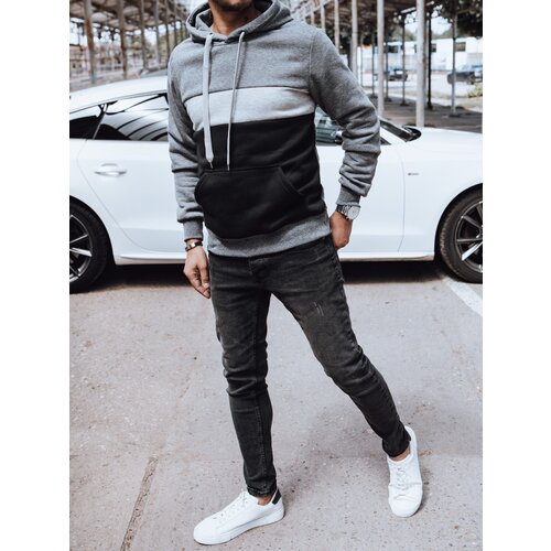 DStreet Men's hoodie dark gray Slike