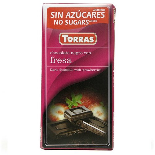 Torras Torras tamna čokolada sa jagodama i zaslađivačima bez šećera Cene