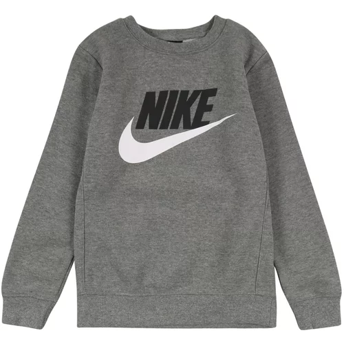 Nike Sportswear Majica siva / črna / bela
