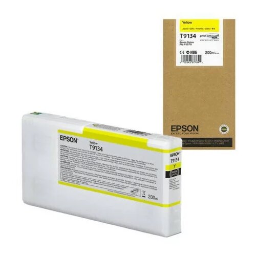 Epson C13T913400 rumena, originalna kartu&amp;scaron;a Slike