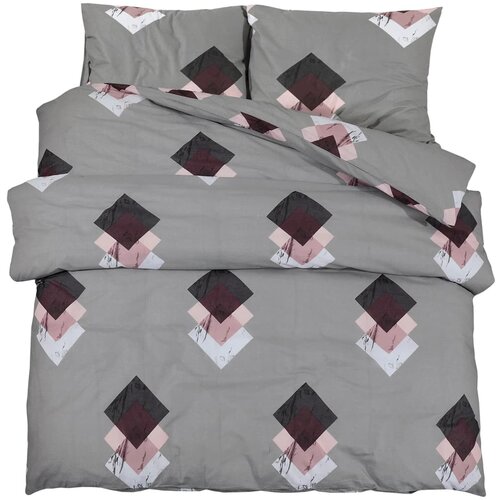 Maison Chic Komplet posteljnine - Posteljnina siva 140x200 cm bombaž, (21786706) Cene