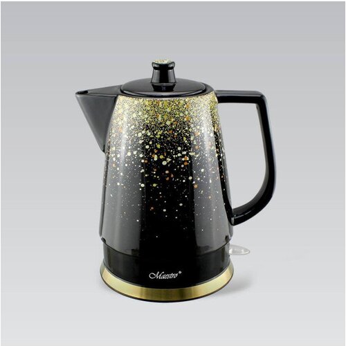 Maestro MR-074-GOLD keramično kuhalo za vodo 1,5 L, 1500 W &ndash; črno-zlato Cene