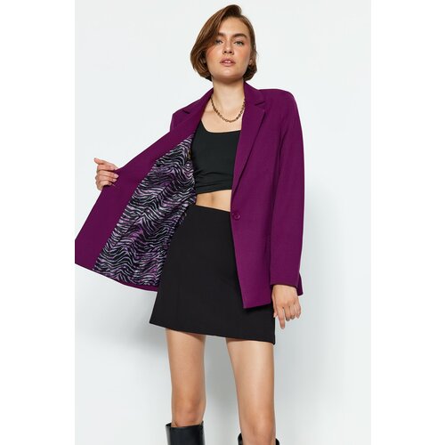 Trendyol Blazer - Purple - Regular fit Cene