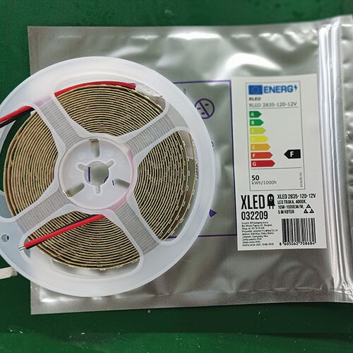 Xled 2835-120-12V Led traka, 4000K, 10W-1000lm/m,5 m kotur Slike