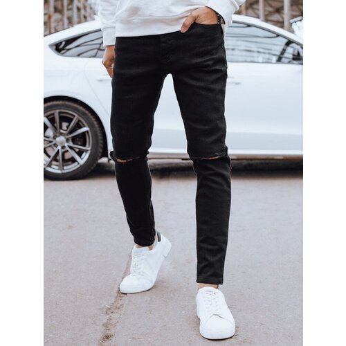 DStreet Men&amp;#039;s Black Denim Pants Slike