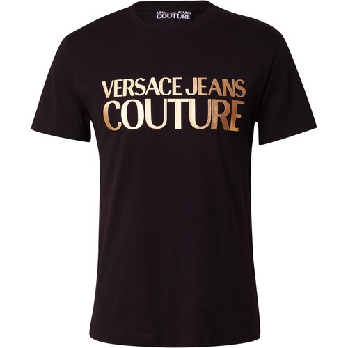 Versace Jeans Couture Majica &amp;#039;INSTIT THICKFOIL&amp;#039; zlata / črna Slike