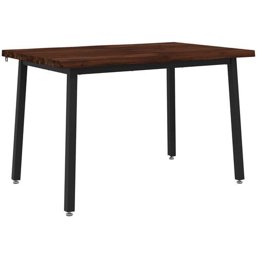  90 x 55 x 75 cm Čvrsto drvo akacije Tamno smeđa i crna Cene