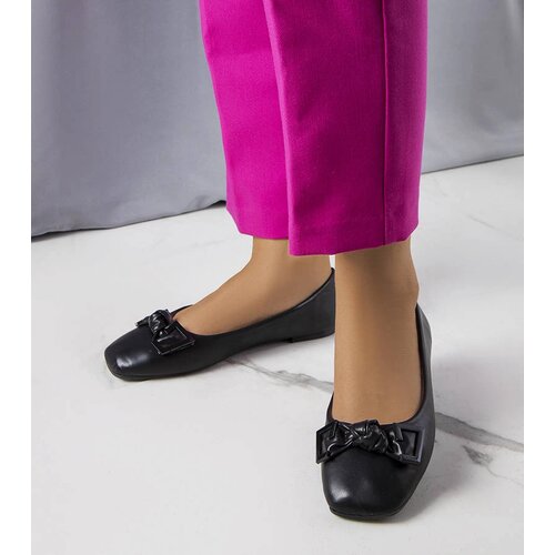 Gemre Black ballet flats with a bow Tabitha Cijene