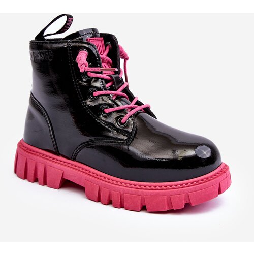 Big Star Insulated patented children's shoes Black and Pink Cene