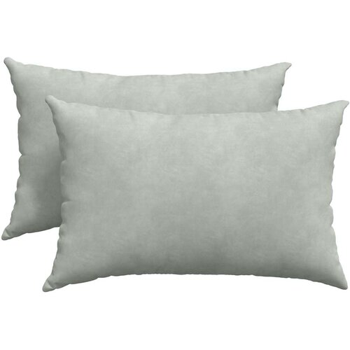 vidaXL Blazine za kavč 2 pcs Svetlo siva 60 x 40 cm Žametna tkanina, (5000083522) Cene