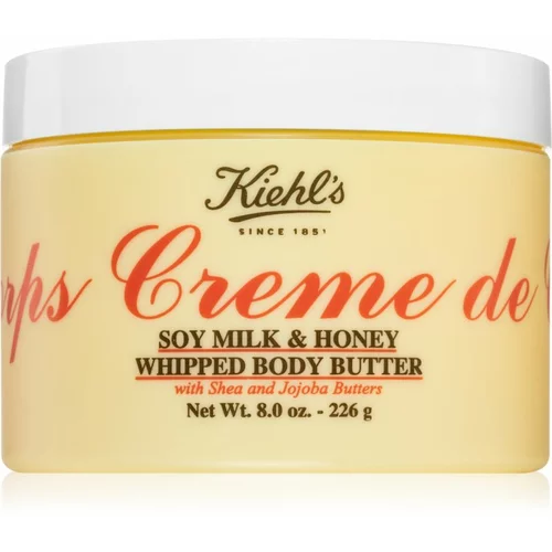 Kiehls Creme de Corps Soy Milk & Honey Whipped Body Butter maslo za telo z karitejevim maslom 226 g