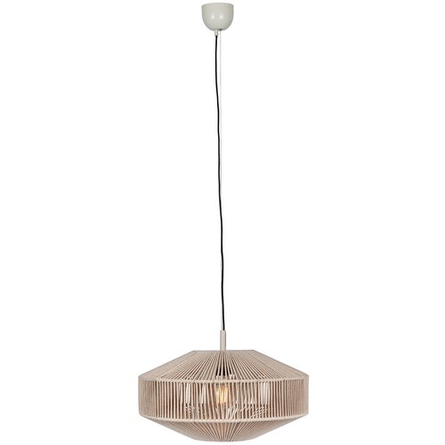 Trio Leuchten Japandi hanglamp bruin touw 46cm - Svea Cene