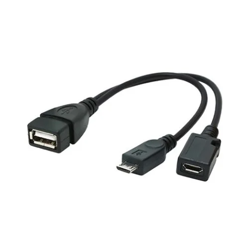  USB adapter/kabl GEMBIRD 2.0 OTG AF + Micro BF to Micro BM, 15cm, A-OTG-AFBM-04