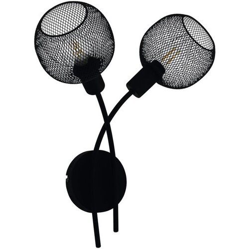 Eglo Wrington 1 zidna lampa 2xE14, 35,5 cm, crna, 43375 Slike