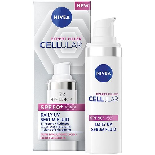 Nivea cellular expert filler spf 50+ dnevni uv serum fluid 30ml Cene