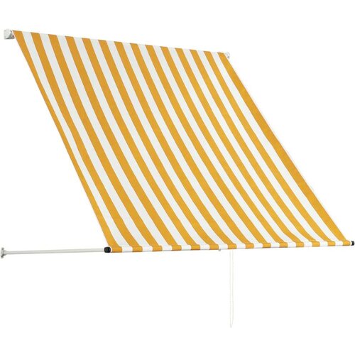  Tenda na uvlačenje 100 x 150 cm žuto-bijela Slike