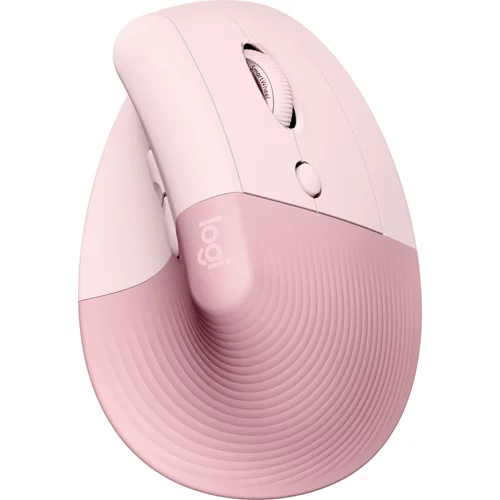 Logitech Lift Bluetooth Vertical Ergonomic Mouse - ROSE/DARK ROSE - 910-006478