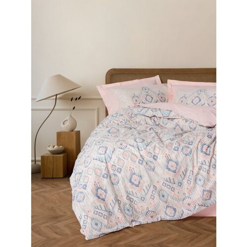  mosola - salmon salmon ranforce super king quilt cover set (eu) (it) Cene